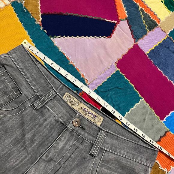 PJ Mark Y2K Baggy Loose Fit Faded Grey Wide Leg Jeans 36Wx33L - Picture 4 of 6